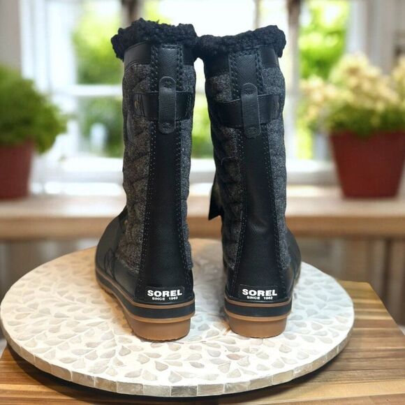 Sorel $199 Tofino II Waterproof Insulated Snow Shearling Duck Boots Black Women’ - Picture 9 of 11